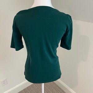 Woman’s medium green perfect fit cotton J. Crew top
